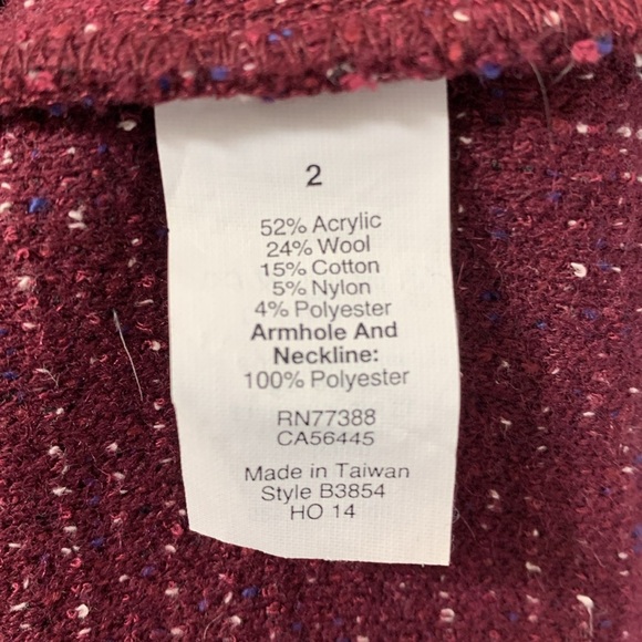 J. Crew Mini Sleeveless Tweed Fit & Flare Wool Blend Dress 2 - Picture 10 of 12